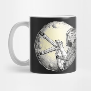 My Special Moon - Fullmoon - Woman & Dog Mug